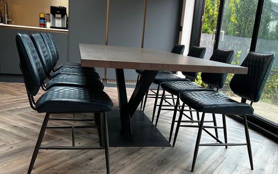 How to Style Chairs with Your Industrial Dining Table