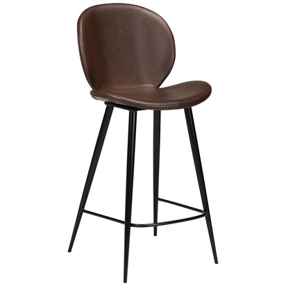 Cloud Counter Stool Cocoa Leather