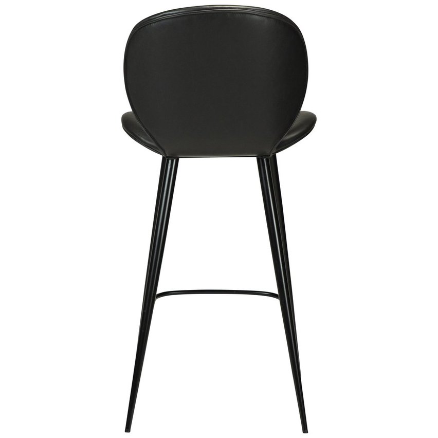 Cloud Counter Stool Black Leather