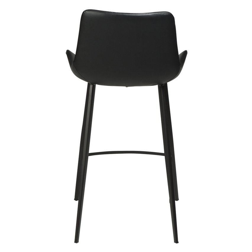 Hype Counter Stool Black Leather