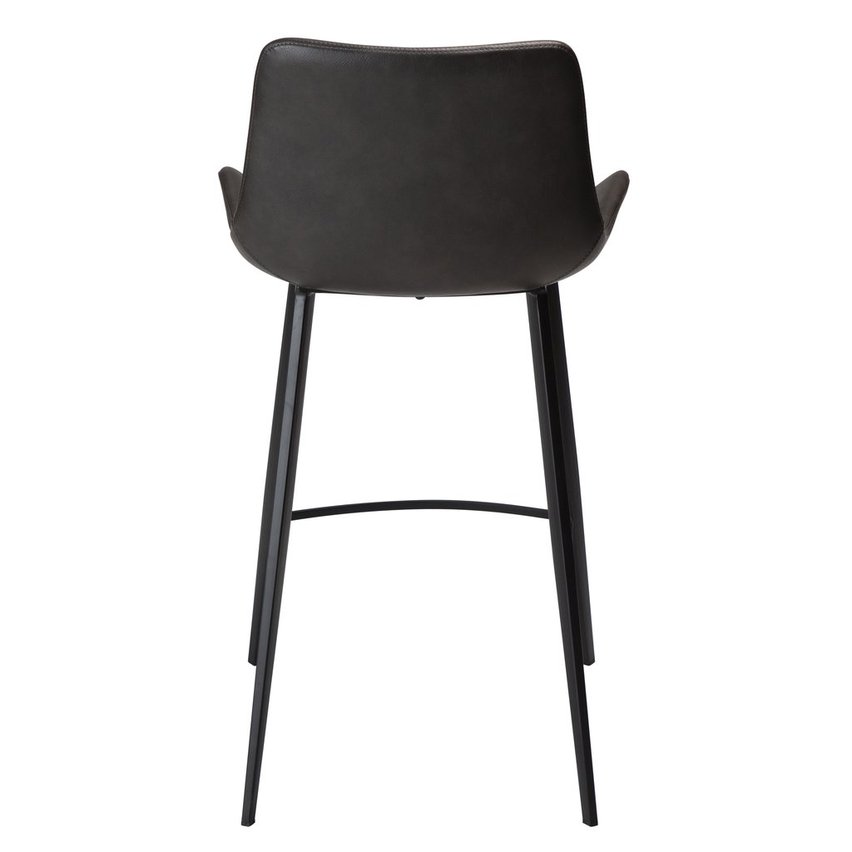 Hype Counter Stool Grey Leather